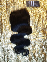 Load image into Gallery viewer, 4x4 Remy Swiss Lace Closure- Beauty Collection
