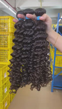 Load and play video in Gallery viewer, Virgin Brazilian Mink Deep Wave Bundle- Lush

